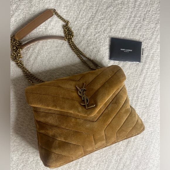 Small YSL Suede LouLou Bag - Picture 2 of 9